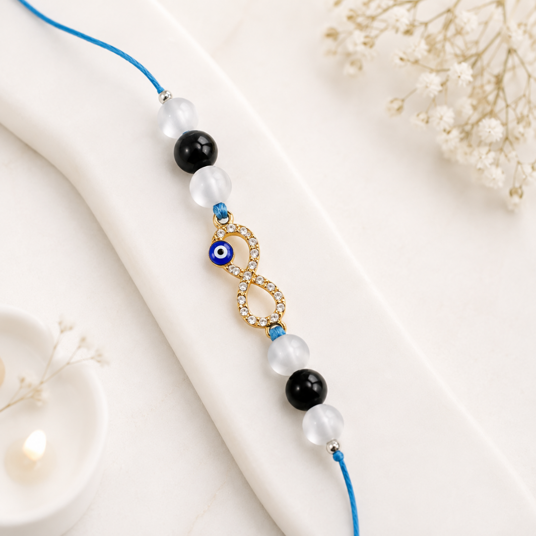 Guardian Glow Infinity Evil Eye Rakhi